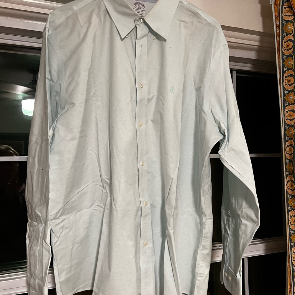 Brooks Brothers original Oxford. Size xxl regent fit. Pastel green.